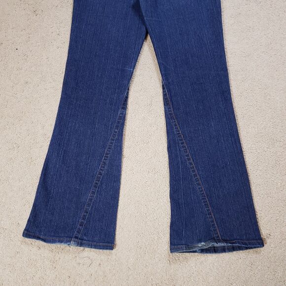 True Religion Women Jeans 33 Billy Bootcut Hindu God Durga Embroidered Flap - Picture 5 of 14